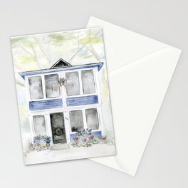 Seaside Cottage - The Blueberry Patch Stationery Card