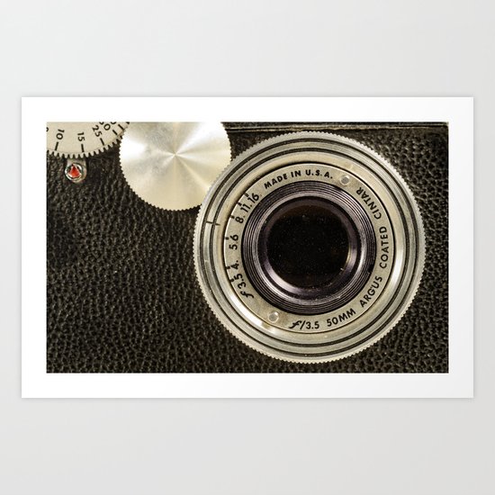 Vintage Argus camera Art Print