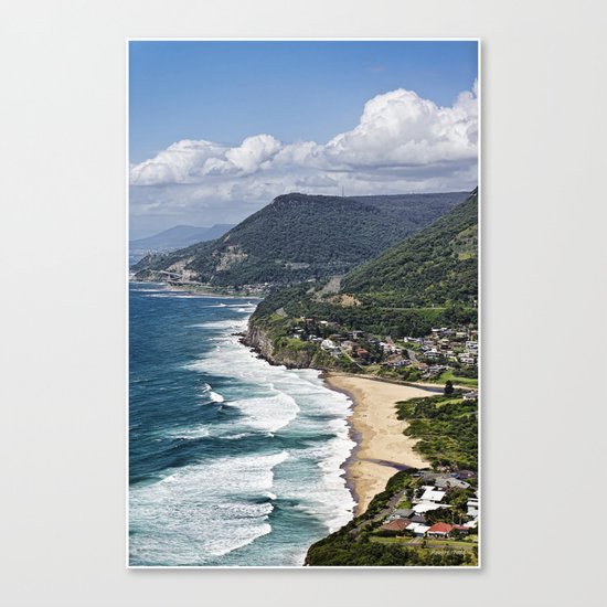 the great aussie south coast Canvas Print