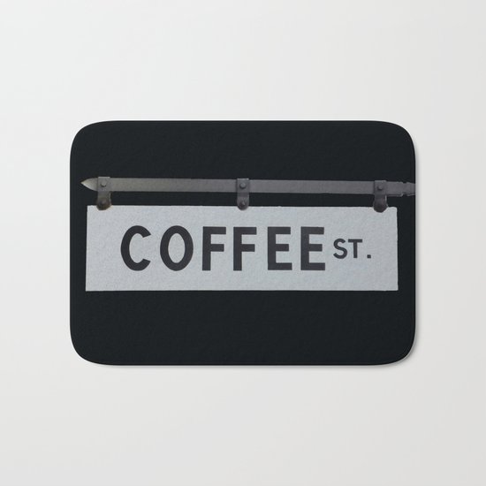 Coffee St. Bath Mat