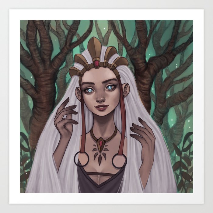 Digital Painting 7 By Anthuluart Art Print By Anthuluart