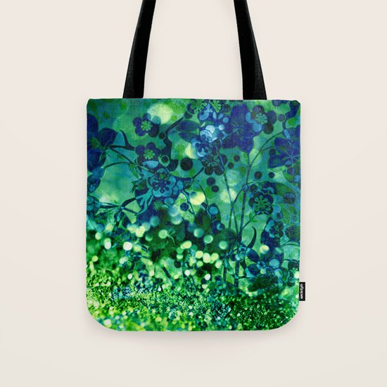 Bokeh floral Tote Bag