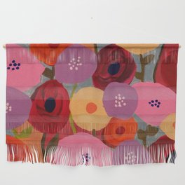 Blooming Flowers Wall Hanging