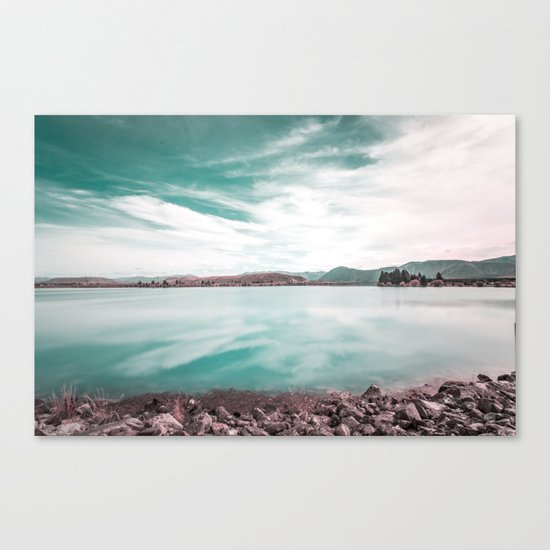 Green Lake #reflections Canvas Print