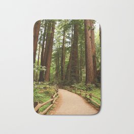 Walking Through The Muir Woods Badematte | Nature, Woodsforest, Artwallart, Homedecor, Photo, Walkway, Color, Christianeschulze, Gianttreestree, Walldecorapparel 