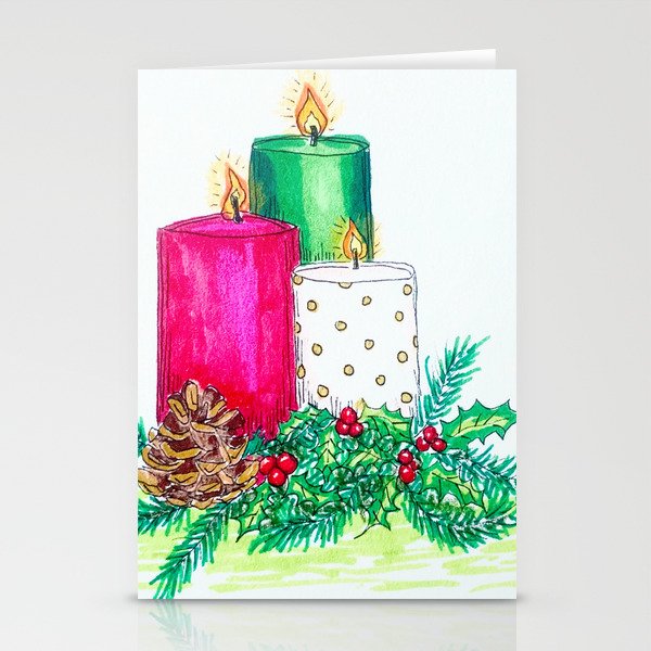 Candlelight Stationery Cards