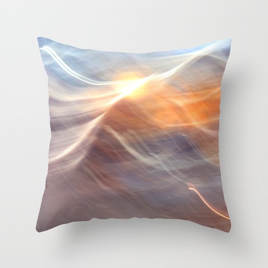 Earth , Wind & Fire (abstract) Throw Pillow