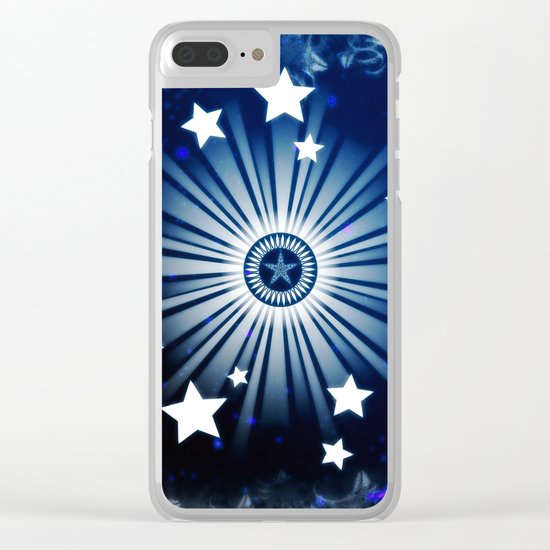 Evening Starburst Clear iPhone Case