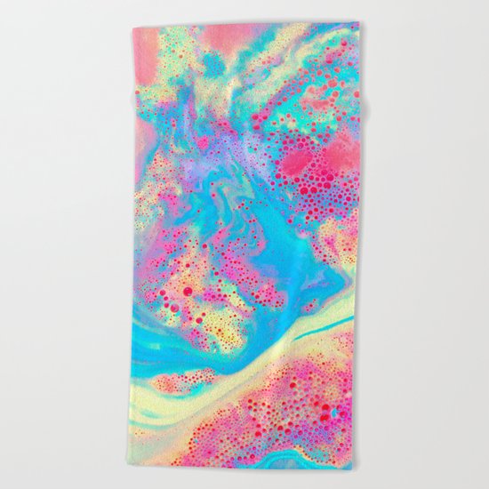 Bubblegum Bubbles Beach Towel
