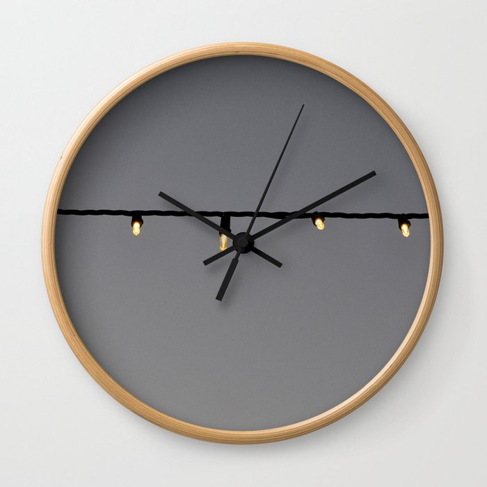 Light String Wall Clock