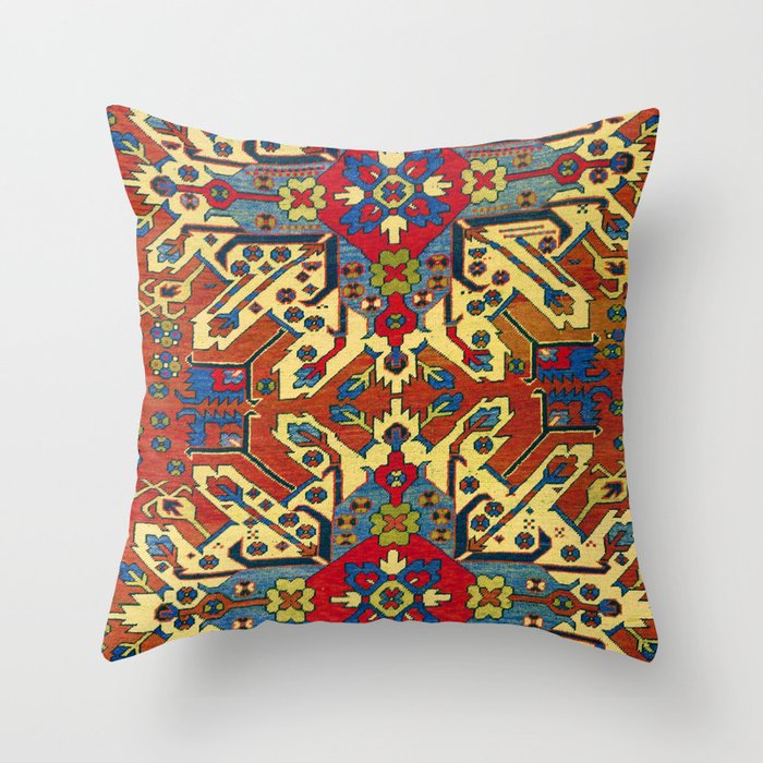 Traditional Rug Pattern Design Throw Pillow