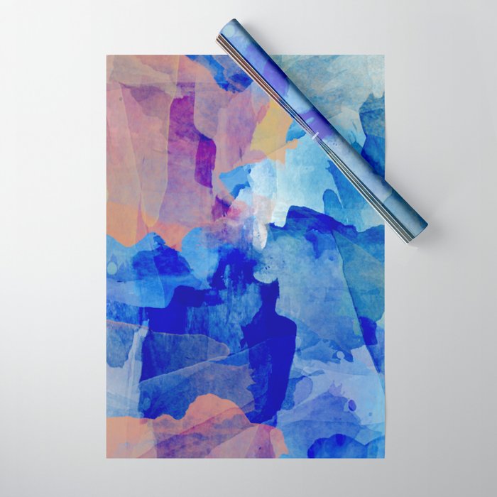 Cheerful Abstract Digital Painting 2 Wrapping Paper By Mosoczi