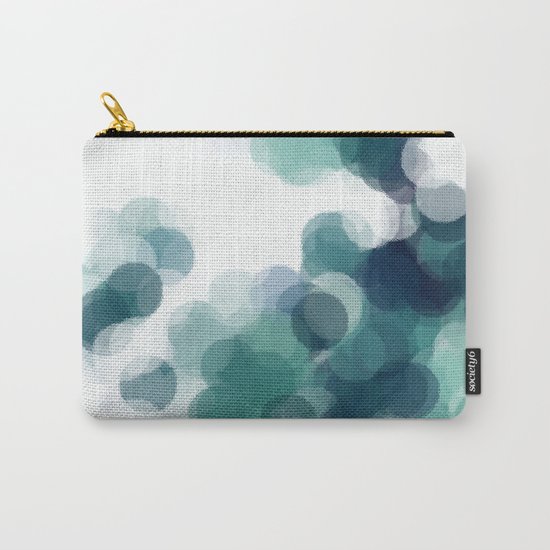 Green Bubbles #Society6 #Art #1 Carry-All Pouch