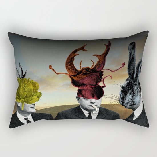 Die drei Minister Rectangular Pillow
