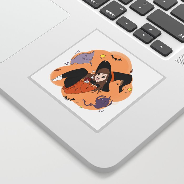 Autumn witch Sticker