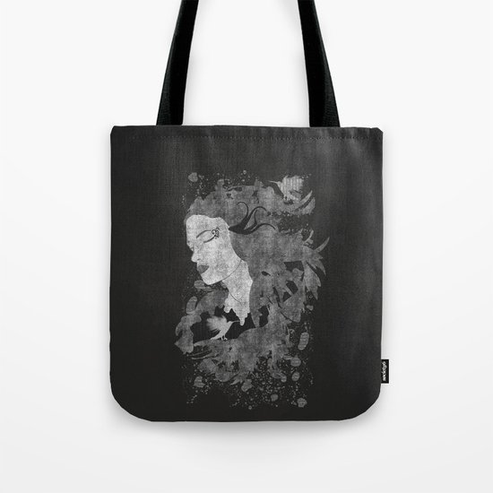 Cosmic dreams (B&W) Tote Bag
