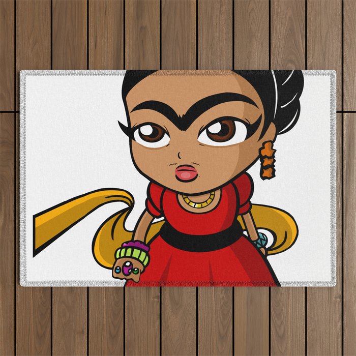 CHIBI FRIDA Outdoor Rug