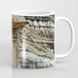 Hoodoos Desert Badlands in Drumheller Alberta Canada Natural Ancient Rock and Stone Formation Coffee Mug
