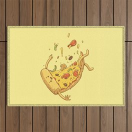 Pizza fall Outdoor Rug