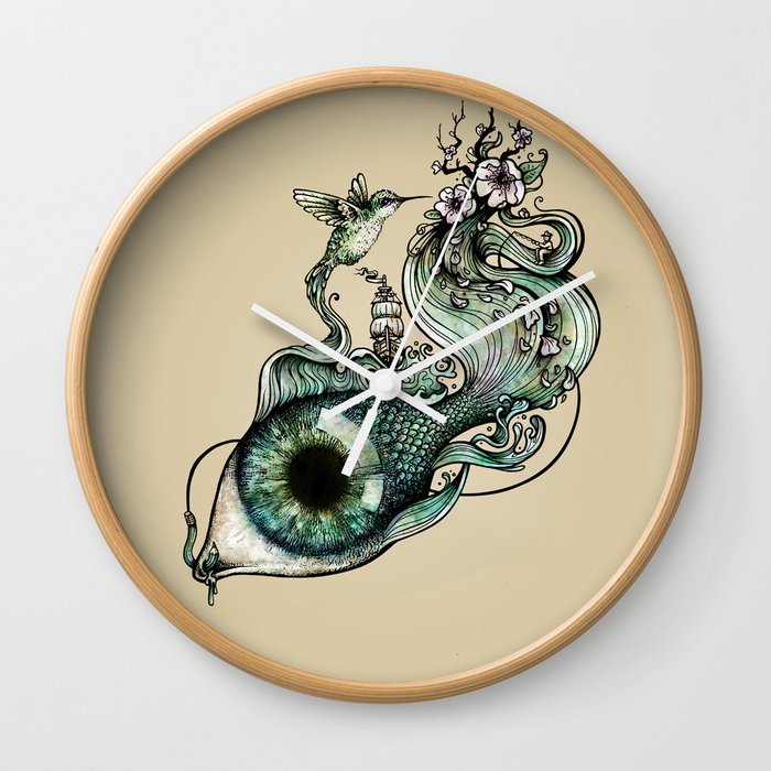 Flowing Inspiration Wall Clock