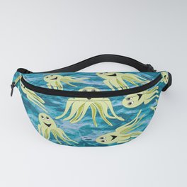 Happy Green Octopus Fanny Pack