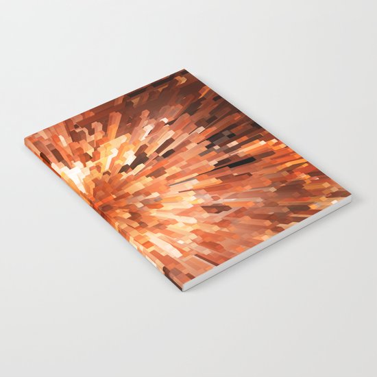 Orange Burst Notebook