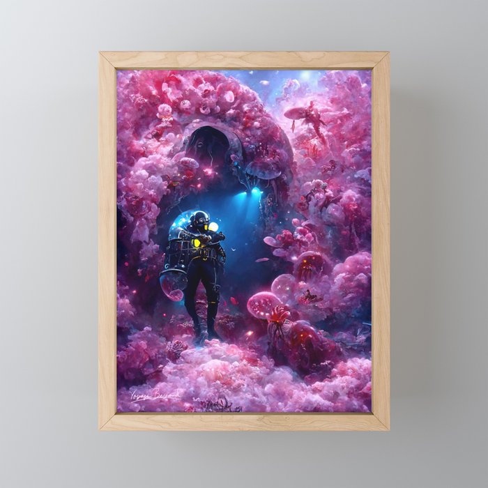 Pink Wonderland - Hidden Wonders Framed Mini Art Print