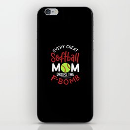 Great Softball Mom iPhone Skin