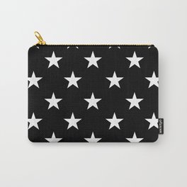Stars (White/Black) Carry-All Pouch