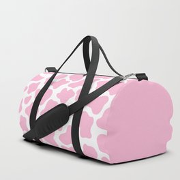 Pink Cow Print Duffle Bag
