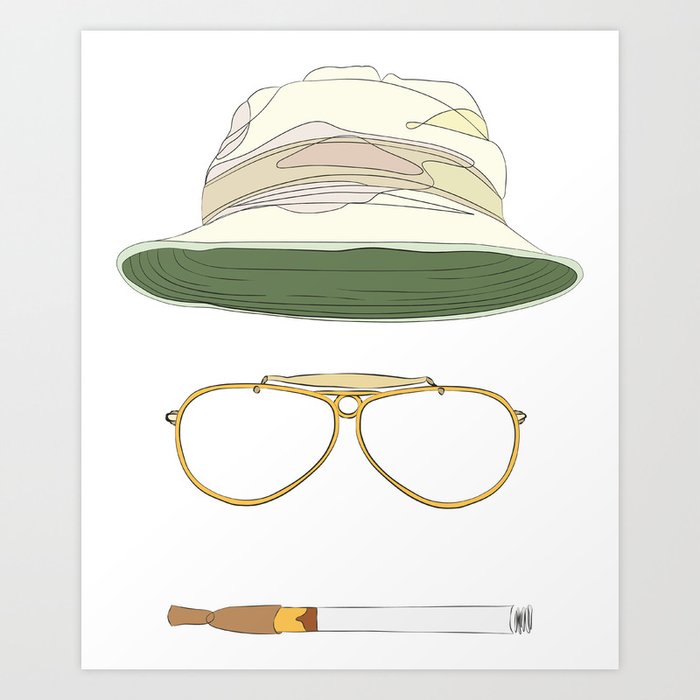 Movie Icons: Fear and Loathing in Las Vegas Art Print