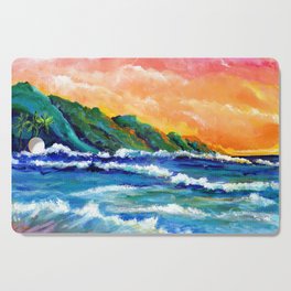 Romantic Kauai Sunset Cutting Board