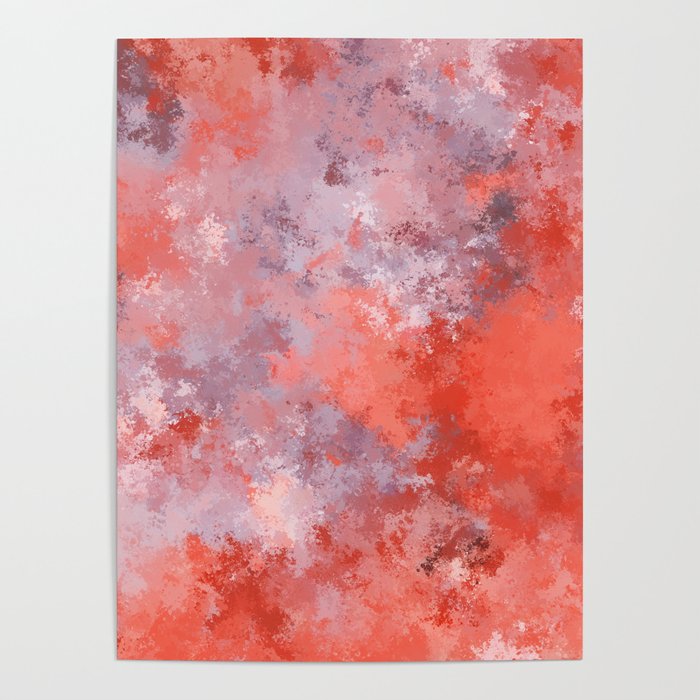 Apocalyptic Sunset Clouds Poster