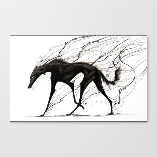 Raising Shadows Canvas Print