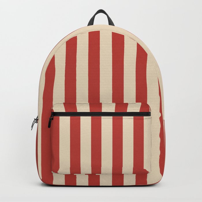 Vintage pink stripes Backpack
