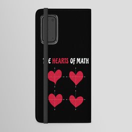 The Hearts Of Math Valentine's Day Math Android Wallet Case