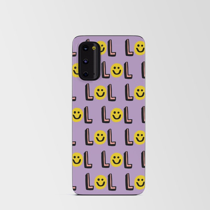 LOL Android Card Case | Drawing, Hand-drawn, 90s, Smiley, Smile, Smiley-face, Retro, Lol, Laugh-out-loud, Lol