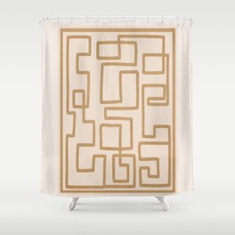 Abstract Line Movement 14 Shower Curtain