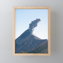 Volcano Fuego  Framed Mini Art Print