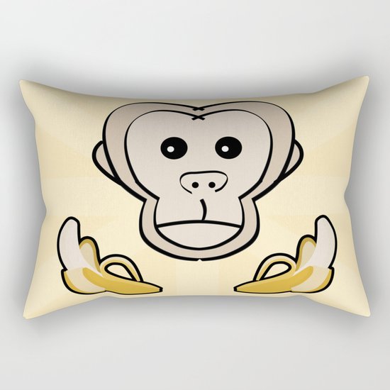 Monkey Rectangular Pillow