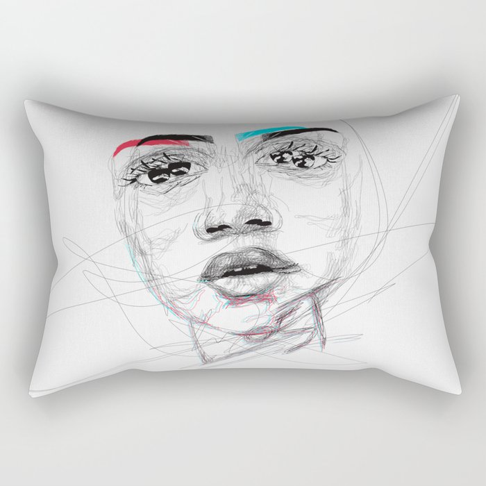 Lost in Your Mind Rectangular Pillow