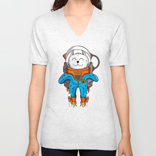 Intercatlactic! to the delicious Milky way!!! Unisex V-Neck