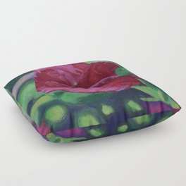 Hibiscus Blossoming Floor Pillow