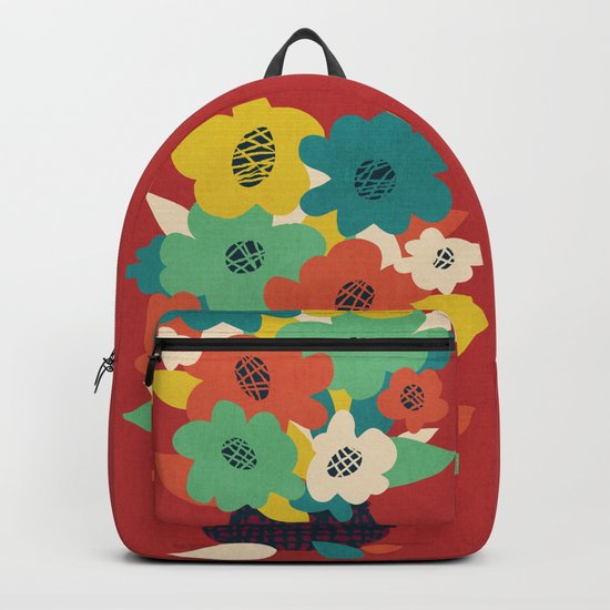 Paper Flowers Backpack