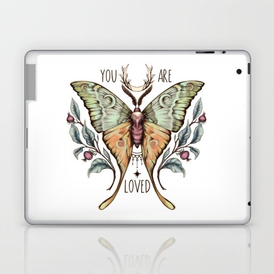 Moon moth magic  Laptop & iPad Skin