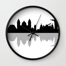 skyline of rio de janeiro Wall Clock