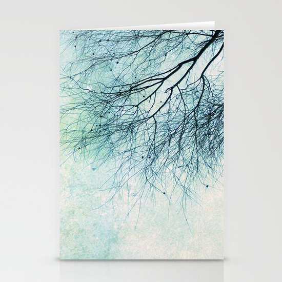 winter smooth Stationery Cards