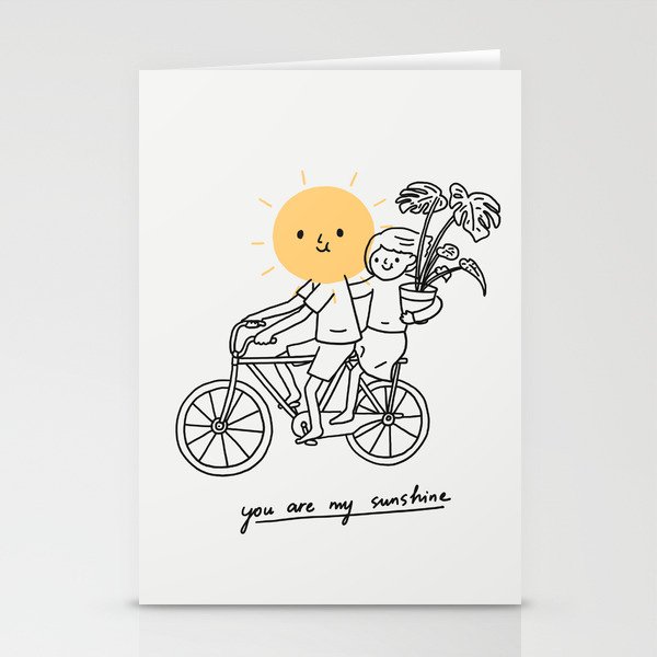 You are my sunshine 2 Stationery Cards
