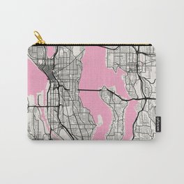 Seattle - United States Neapolitan City Map Carry-All Pouch | Mapart, Linearmap, Mapartcolor, Photo, Areamapprint, Travel, Map, Minimalistcitymap, Areamap, Linemap 