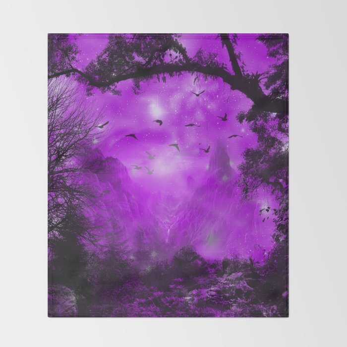 the enchanted forest throw